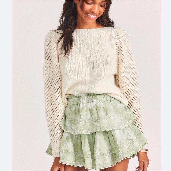 LoveShackFancy Rosie Pullover Sweater - Picture 1 of 7